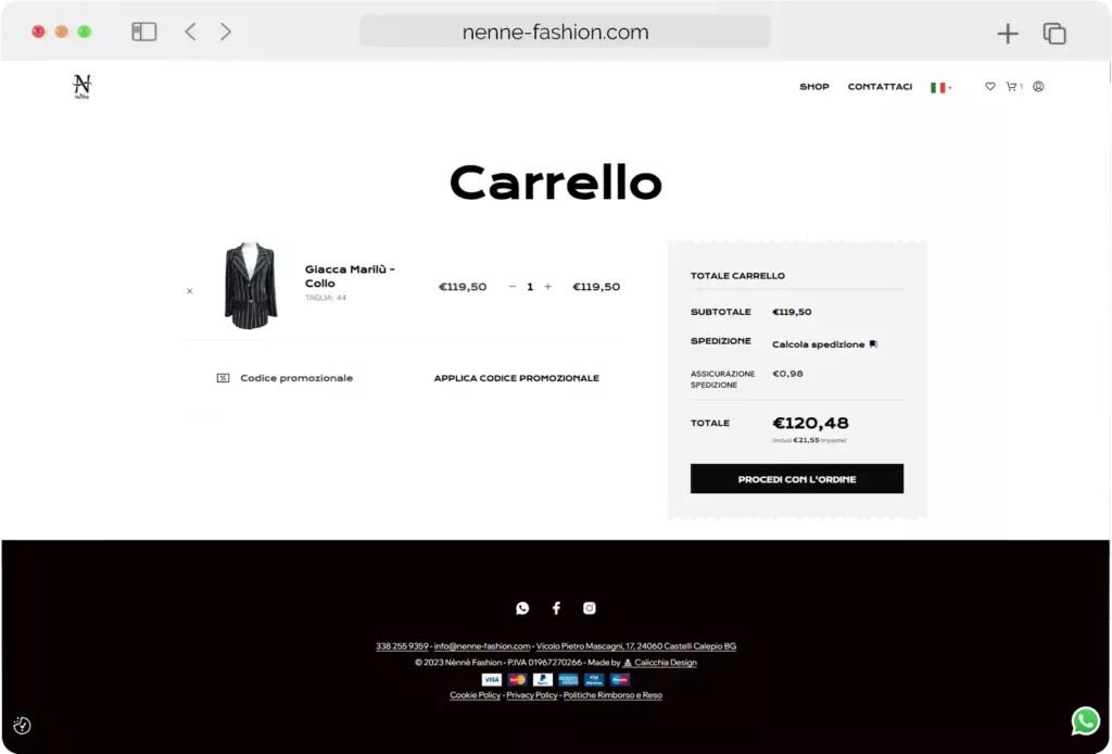 Federico Calicchia - Web Designer - NèNnè Fashion Federico Calicchia - Web Designer - NèNnè Fashion