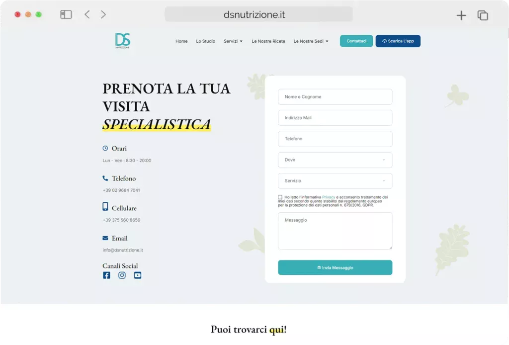 Federico Calicchia - Web Designer - DS Nutrizione Federico Calicchia - Web Designer - DS Nutrizione